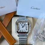 Cartier Santos WSSA0029 (2024) - Silver dial 35 mm Steel case (7/7)