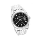 Rolex Datejust 36 126200 (2025) - Black dial 36 mm Steel case (3/5)