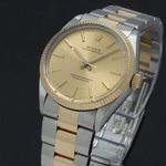 Rolex Oyster Perpetual 1005 (1988) - Goud wijzerplaat 34mm Goud/Staal (6/7)