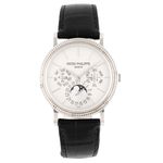Patek Philippe Perpetual Calendar 5139G-001 (2013) - Silver dial 39 mm White Gold case (1/8)