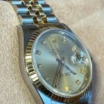 Rolex Datejust 36 16233 (1991) - Champagne dial 36 mm Gold/Steel case (3/6)