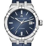 Maurice Lacroix Aikon AI6008-SS001-430-1 (2024) - Blauw wijzerplaat 42mm Staal (1/2)