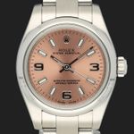 Rolex Oyster Perpetual 26 176200 (2012) - Roze wijzerplaat 26mm Staal (3/8)