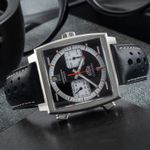 TAG Heuer Carrera Calibre HEUER 01 CAR201AA.BA0714 (Onbekend (willekeurig serienummer)) - Wit wijzerplaat 43mm Staal (2/8)