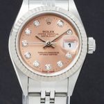 Rolex Lady-Datejust 79174 (2002) - Roze wijzerplaat 26mm Staal (1/7)