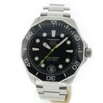 TAG Heuer Aquaracer 300M WBP5116.BA0013 (2024) - Groen wijzerplaat 42mm Staal (3/7)