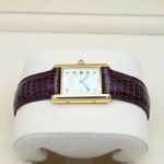 Cartier Tank Vermeil 366001 (Onbekend (willekeurig serienummer)) - Wit wijzerplaat 20mm Zilver (3/8)