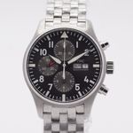IWC Pilot Spitfire Chronograph IW377719 (2019) - Grey dial 43 mm Steel case (3/8)