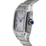 Cartier Santos WSSA0010 (Unknown (random serial)) - Silver dial 35 mm Steel case (6/8)