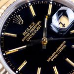 Rolex Datejust 36 16233 (1991) - Zwart wijzerplaat 36mm Goud/Staal (2/8)