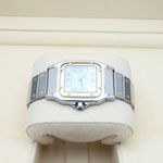 Cartier Santos 2961 (Onbekend (willekeurig serienummer)) - Wit wijzerplaat 29mm Goud/Staal (4/8)