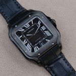 Cartier Santos WSSA0039 (2022) - Black dial 48 mm Steel case (1/2)