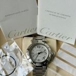 Cartier Pasha C 2377 (2000) - Silver dial 35 mm Steel case (7/7)