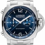 Panerai Luminor Chrono PAM01110 (2025) - Blauw wijzerplaat 44mm Staal (1/1)