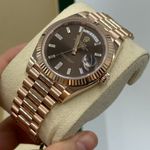 Rolex Day-Date 40 228235 (2024) - Bruin wijzerplaat 40mm Roségoud (8/8)