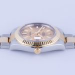 Rolex Datejust II 116333 (2015) - Champagne dial 41 mm Gold/Steel case (7/8)