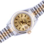 Rolex Lady-Datejust 69173 (1990) - Champagne wijzerplaat 26mm Goud/Staal (1/8)