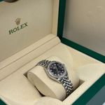 Rolex Lady-Datejust 279384RBR (2024) - Grijs wijzerplaat 28mm Staal (3/8)