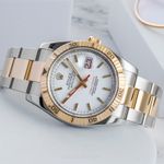 Rolex Datejust Turn-O-Graph 116263 (Unknown (random serial)) - White dial 36 mm Gold/Steel case (2/8)