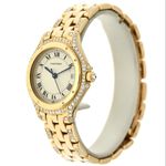 Cartier Cougar 887907 (2005) - White dial 26 mm Yellow Gold case (2/6)