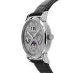 A. Lange & Söhne Langematik Perpetual 310.025 (Unknown (random serial)) - Silver dial 39 mm Platinum case (3/8)