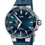Oris Aquis 01 743 7733 4155-07 4 24 69EB (2023) - Blue dial 45 mm Steel case (1/3)
