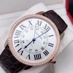 Cartier Ronde Solo de Cartier W6701009 (2023) - Zilver wijzerplaat 42mm Roségoud (2/6)