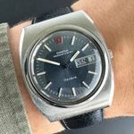 Omega Genève 196.003 (1973) - Blauw wijzerplaat 44mm Staal (2/8)