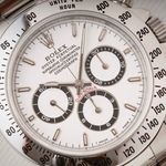 Rolex Daytona 16520 (1995) - Wit wijzerplaat 40mm Staal (8/8)