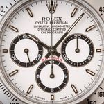 Rolex Daytona 16520 (1995) - Wit wijzerplaat 40mm Staal (3/8)