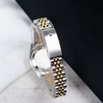Rolex Lady-Datejust 69173 (1996) - Champagne wijzerplaat 26mm Goud/Staal (3/8)