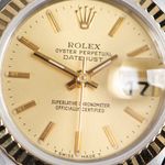 Rolex Lady-Datejust 69173 (1996) - Champagne dial 26 mm Gold/Steel case (7/8)