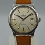 Omega Vintage 70s vintage watch mens Omega geneve ref 166.0168 automatic cal. 1012 steel 36mm (1970) - Onbekend wijzerplaat 36mm Staal (3/8)