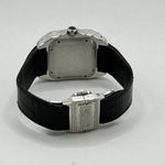 Cartier Santos 100 2878 (Onbekend (willekeurig serienummer)) - Zilver wijzerplaat 33mm Staal (3/8)