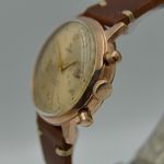 Yema Vintage 60's vintage watch mens chronograph valjoux 92 rose gold PL serviced - (3/8)