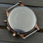 Yema Vintage 60's vintage watch mens chronograph valjoux 92 rose gold PL serviced - (6/8)