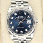 Rolex Datejust 36 126234 (2024) - Blauw wijzerplaat 36mm Staal (1/8)