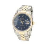 Rolex Datejust 36 16233 (1991) - Blauw wijzerplaat 36mm Goud/Staal (5/8)