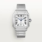 Cartier Santos WSSA0018 (2024) - Zilver wijzerplaat 40mm Staal (1/1)