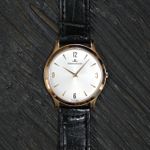 Jaeger-LeCoultre Master Grande Ultra Thin 145.2.504 / 145.2.79S (2008) - Zilver wijzerplaat 34mm Roségoud (2/8)