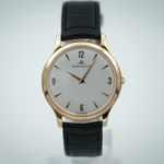 Jaeger-LeCoultre Master Grande Ultra Thin 145.2.504 / 145.2.79S (2008) - Silver dial 34 mm Rose Gold case (5/8)