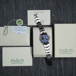 Rolex Oyster Perpetual Date 15200 (2001) - Blue dial 34 mm Steel case (4/8)