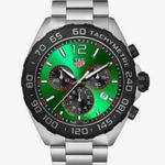 TAG Heuer Formula 1 Quartz CAZ101AP.BA0842 (2024) - Groen wijzerplaat 43mm Staal (1/1)