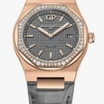 Girard-Perregaux Laureato 80189D52A232-CB6A (2024) - Grijs wijzerplaat 34mm Roségoud (1/1)