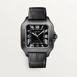 Cartier Santos WSSA0039 (2024) - Zwart wijzerplaat 40mm Staal (2/8)