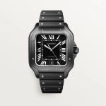 Cartier Santos WSSA0039 (2024) - Black dial 40 mm Steel case (1/8)