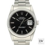 Rolex Datejust 36 16200 (1993) - Black dial 36 mm Steel case (2/8)