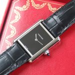 Cartier Tank WSTA0072 (2025) - Black dial 34 mm Steel case (4/6)
