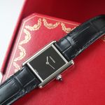 Cartier Tank WSTA0072 (2025) - Black dial 34 mm Steel case (5/6)