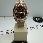 Rolex Datejust 41 126331 (2021) - Bruin wijzerplaat 41mm Staal (3/4)